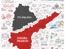 Telanagana and Andhra Pradesh divided